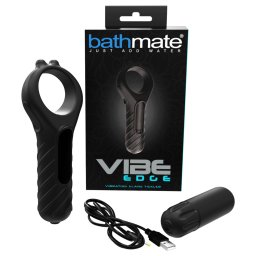 Bathmate Vibe Edge - akkus vibrátor (fekete)