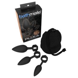 Bathmate Anal Training Plugs - anál plug szett (fekete)
