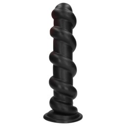 Ouch! Hole Driller - óriás anál plug (fekete) - 31,5 cm