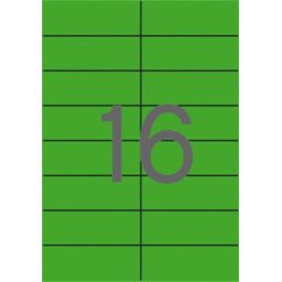 APLI Etikett, 105x37 mm, színes, APLI, zöld, 320 etikett/csomag