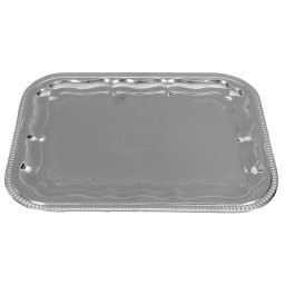 Szögletes tálca 41 cm krómozott 31200125