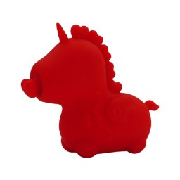 Unihorn Cupid's Beau - akkus unikornis csiklóizgató vibrátor (piros)