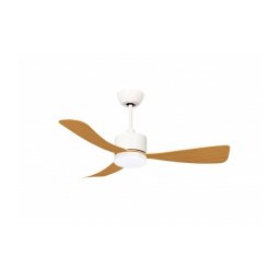 Optonica ventilátoros mennyezeti LED lámpa 18W 3CCT távirányítóval fehér-fa