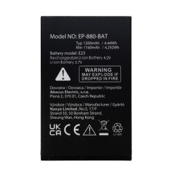 EVOLVEO eredeti 1200 mAh akkumulátor EasyPhone LT (EP-880) készülékhez