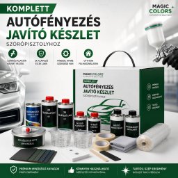 Komplett Autófényezés Javító Készlet - Szórópisztolyhoz - Fél autó fényezéséhez