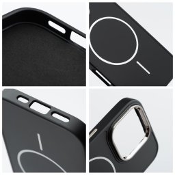 FRAME MagSafe-kompatibilis tok iPhone 12 Mini - fekete
