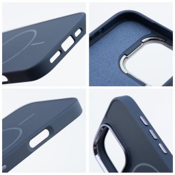 FRAME MagSafe-kompatibilis tok iPhone 12 Mini - tengerészkék