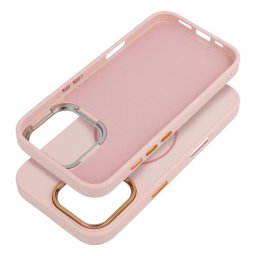 FRAME MagSafe-kompatibilis tok iPhone 17 - púderrózsaszín