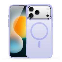 DUX DUCIS YIND szilikon telefonvédő (ütésállóság, kameravédő, matt, MagSafe) LILA Apple iPhone 17 Pro Max