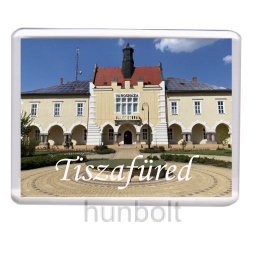 Tiszafüred Városháza hűtőmágnes (műanyag keretes)