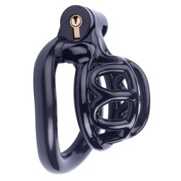 Lyfy - fekete rvid htart ketrec 4 x 3,3 cm