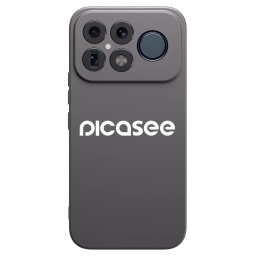 Fekete szilikon tok az alábbi mobiltelefonokra Xiaomi Poco F8 Ultra - Picasee - new logo - white