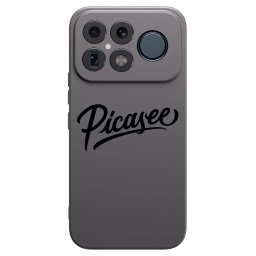Fekete szilikon tok az alábbi mobiltelefonokra Xiaomi Poco F8 Ultra - Picasee - old logo - black