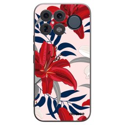 Fekete szilikon tok az alábbi mobiltelefonokra Xiaomi Poco F8 Ultra - Red Lily