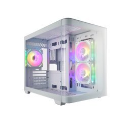 FSP S380-WA/Micro ATX/Transpar./Fehér
