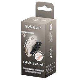 Satisfyer - Little Secret alsóba helyezhető, viselhető vibrátor, távirányítóval (fehér - elemes)