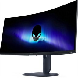 DELL Alienware Ívelt Monitor 34" AW3425DWM WQHD 3440x1440, 180Hz, VA, 21:9, 3000:1, 400cd, 4ms, DP, HDMI, fekete
