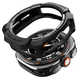 Spigen Rugged Armor Samsung Galaxy Watch Ultra 2 2026 (47mm) tok, fekete