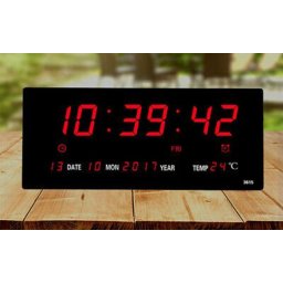 Big Nagy LED kijelzős digitális óra / idő, dátum és hőmérséklet kijelzés