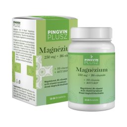 Pingvin Plusz Magnézium 250 mg + B6-vitamin + D3-vitamin retard filmtabletta 50x