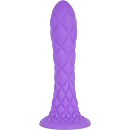 Silexd Dild Hre reagl, folykony szilikon 18,5 cm lila vzll