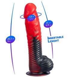 Silexd Dild Termoreaktv, Hmrsklet-tart 20,3 cm Piros-fekete