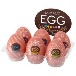 Tenga Maszturbtor Szett 6 darabos, Intenzv textrk, 7 cm tltsz csomagolsban