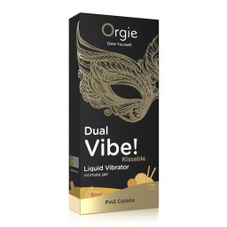 Dual Vibe Szexjtk folykony vibrcis hats 15 ml pi?a colada aroma