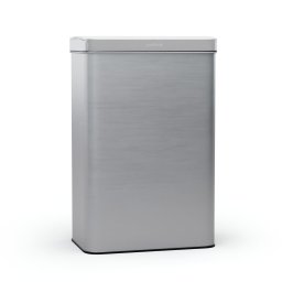 Klarstein Touchless, szenzoros szemétkosár, 50 l, rozsdamentes acélból, Soft-Close záródás, elemes, LED kijelző, időzítő (KG30-50l-ss)