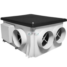 AERAULIQA QPMEV-125 HYP szellőztető ventilátor páraérzékelővel és szabályzó egységgel