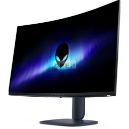 DELL Alienware 32 Ívelt Monitor 31,5" AW3225DM, WQHD 2560 x 1440, VA, 16:9, 3000:1, 400cd, 4ms, DP, HDMI, USB, fekete
