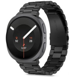 Tech-Protect Samsung Galaxy Watch 8 / 9 / Classic (40/44/46mm) szíj, rozsdamentes acél, fekete