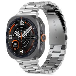 Tech-Protect Samsung Galaxy Watch Ultra 2024 / 2025 / 2026 (47mm) szíj, rozsdamentes acél, ezüst