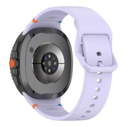 Pótszíj (egyedi méret, S méret, szilikon, állítható) LILA SamsungGalaxy Watch 8 eSIM 44mm (SM-L335), Galaxy Watch 8 eSIM 40mm (SM-L325)