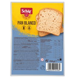 Schär Pan Blanco - szeletelt gluténmentes fehérkenyér 250 g