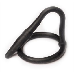Silicone Cock Plug - prmium fekete pniszdug