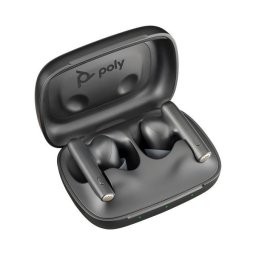 Poly Voyager Free 60 bluetooth headset, BT700 USB-A adapter, töltőtáska, fekete színű