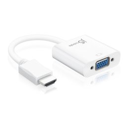 j5create JDA213, 0,1 M, HDMI, VGA, Dugó, Aljzat, 1920 x 1080 pixelek