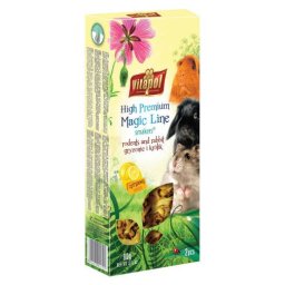 Vitapol Magic Line Smakers rúd (citrom) duplarúd - rágcsálók és nyulak részére 90g