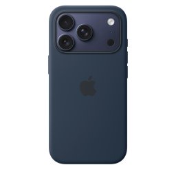 Apple iPhone 17 Pro szilikon tok MagSafe-vel – Midnight
