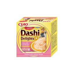 Inaba Cat Ciao Dashi Delights - csirke-lazac 70 g