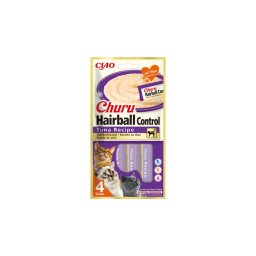 Inaba Cat Ciao Churu Hairball Control - tonhal 4 x 14 g