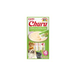 Inaba Cat Ciao Churu Püré - csirke fésűkagylóval 4 x 14 g