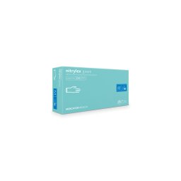 Mercator nitrylex® green mentazöld orvosi púdermentes nitril kesztyű - L - mentazöld