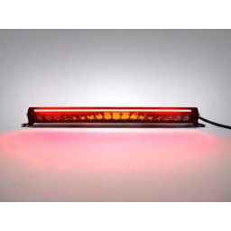Slim LED fényhíd, Sárga villogóval és helyzetjelzővel 46cm