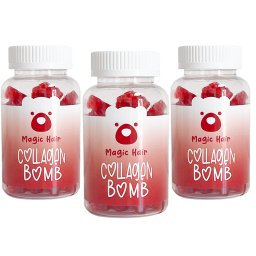 3 havi Magic Hair Collagen Bomb gumivitamin kúra az egészséges bőrért csomag
