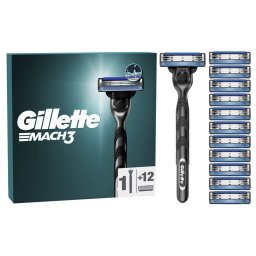 Gillette Mach3 Férfi Borotva 12 db Borotvabetéttel