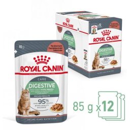 Royal Canin Digestive Care - Szószos nedves táp érzékeny emészétésű felnőtt macskák részére (12 x 85 g) 1.02kg
