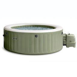 Intex PureSpa Olive Green Bubble felfújható masszázsmedence, 196x71cm ()