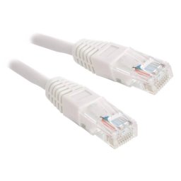 XtendLan patch kábel Cat5E, UTP - 0, 5m, fehér (eladó 10 db)